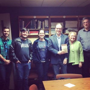 Students and faculty from from the history department at St. Cloud State University. 